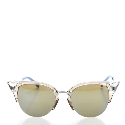 Fendi Iridia Cat Eye Sunglasses FF 0041/S Blue Crystal 2 of 6