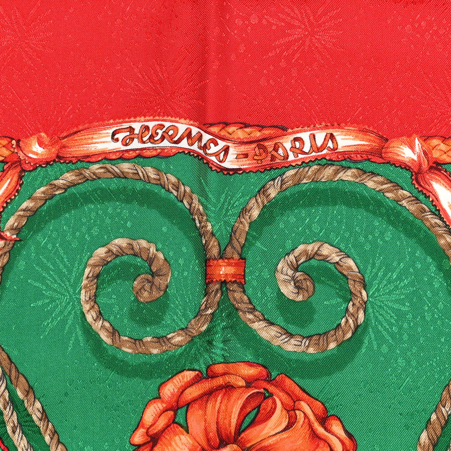 Hermes Jacquard Silk Jouvence Scarf 90 3 of 5