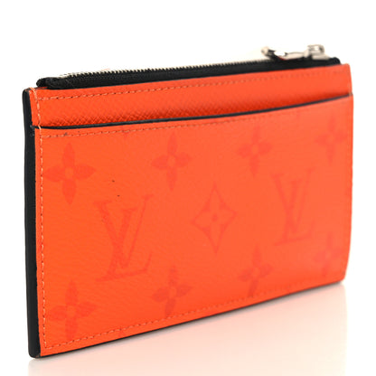 Louis Vuitton Taigarama Coin Card Holder Orange 3 of 7