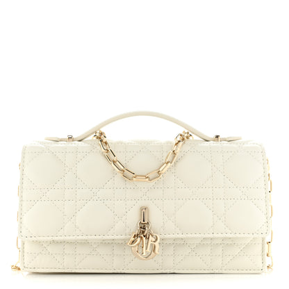 Christian Dior Lambskin Cannage Mini My Dior Bag Latte 1 of 11