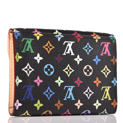 Louis Vuitton Monogram Multicolor Business Card Holder Black Grenade 3 of 8