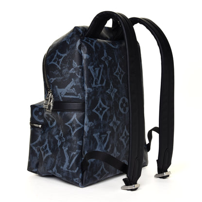 Louis Vuitton Monogram Pastel Discovery Backpack PM Black 5 of 10