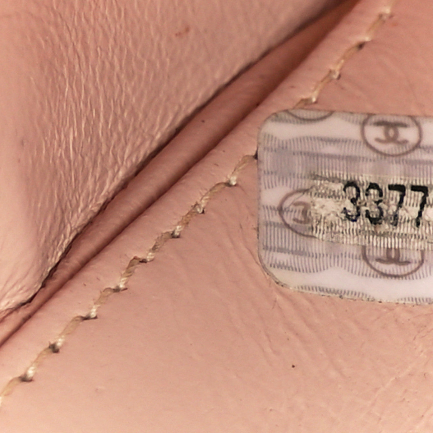 Chanel Patent CC Heart Vanity Case Beige 8 of 13