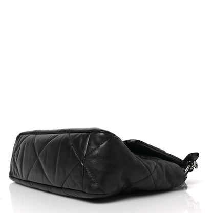 Chanel Lambskin Quilted Large Chanel 19 Flap Black 8 of 8