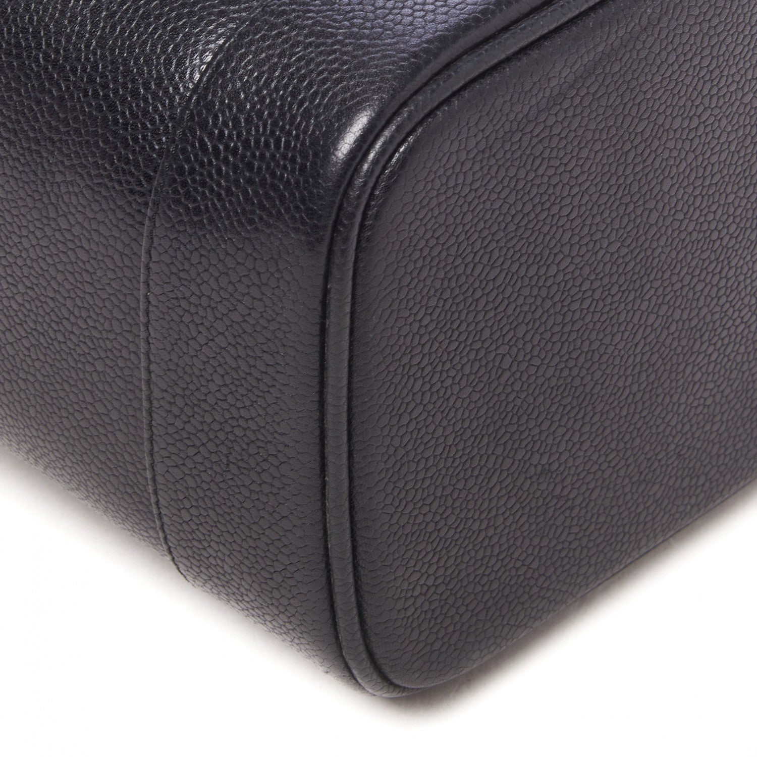 Chanel Caviar Vanity Cosmetic Case Black 5 of 9