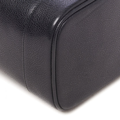 Chanel Caviar Vanity Cosmetic Case Black 5 of 9
