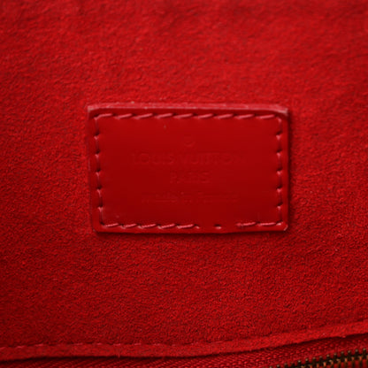 Louis Vuitton Damier Ebene Caissa Hobo Cherry 6 of 20