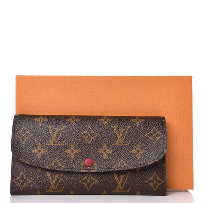 Louis Vuitton Monogram Emilie Wallet Fuchsia 8 of 8