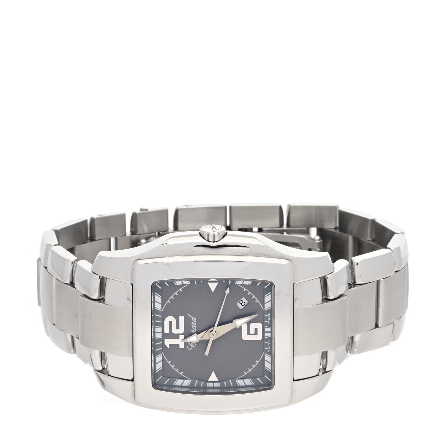 Chopard Stainless Steel 34mm Two O Ten Quartz Watch Grey 2 of 5