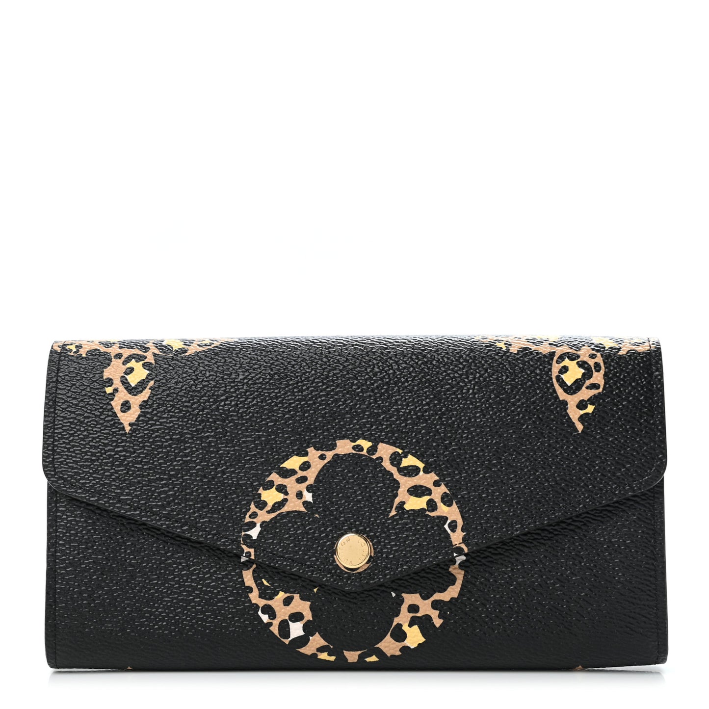 Monogram Giant Jungle Sarah Wallet Black