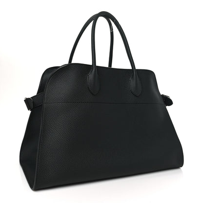 The Row Matte Grained Calfskin Soft Margaux 15 Black 3 of 9