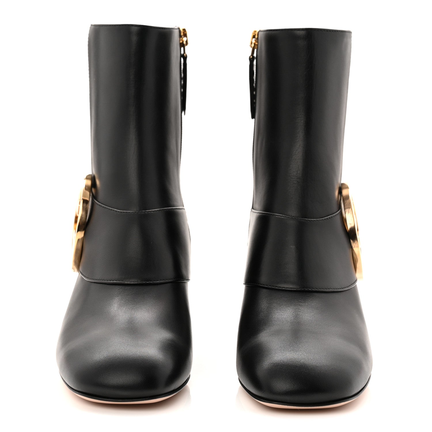 Gucci Malaga Kid GG Blondie 55mm Ankle Boots 35 Black 3 of 10