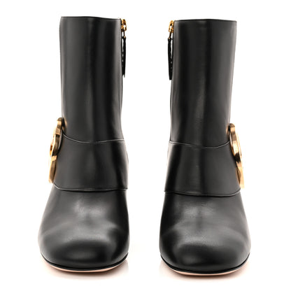 Gucci Malaga Kid GG Blondie 55mm Ankle Boots 35 Black 3 of 10