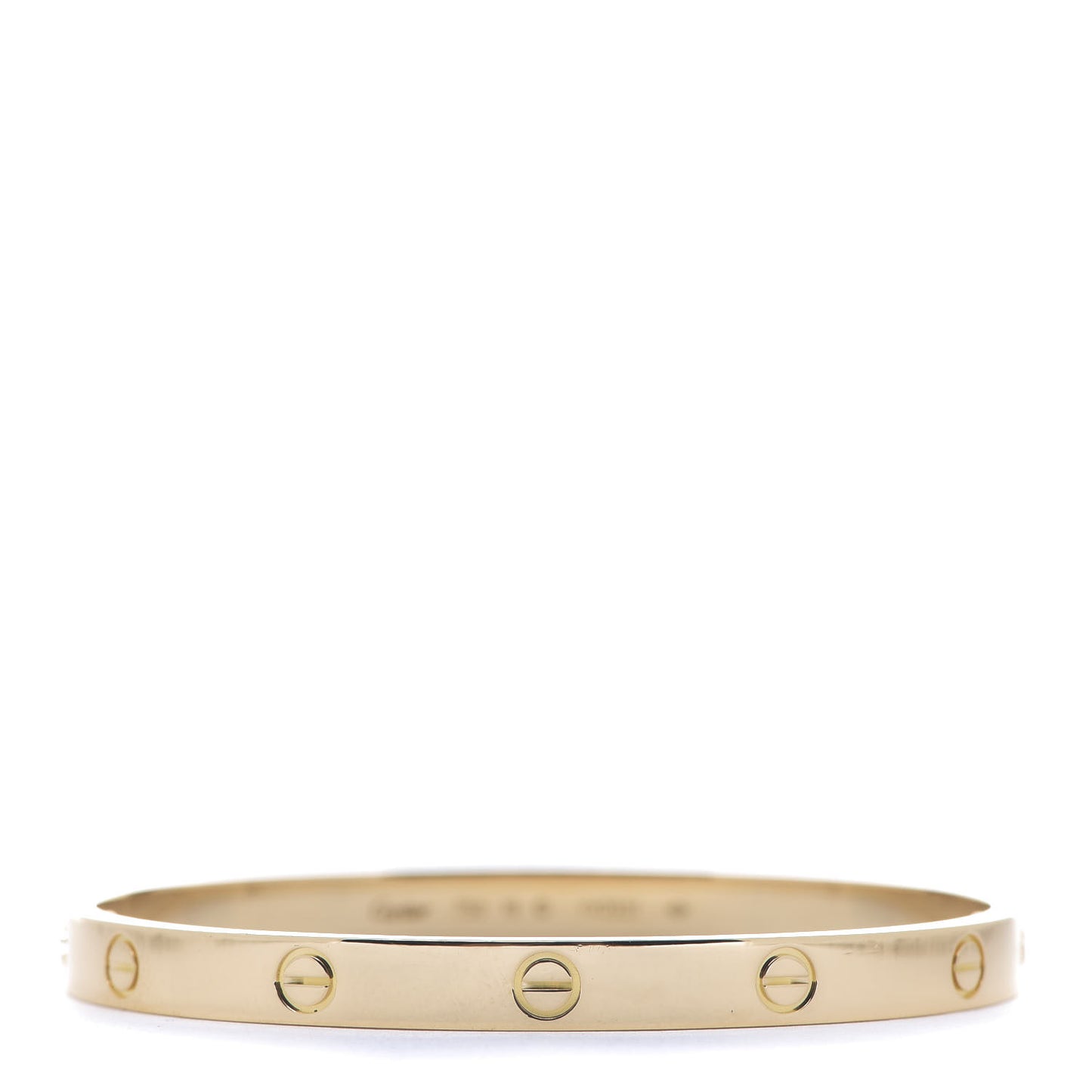 18K Yellow Gold LOVE Bracelet 19