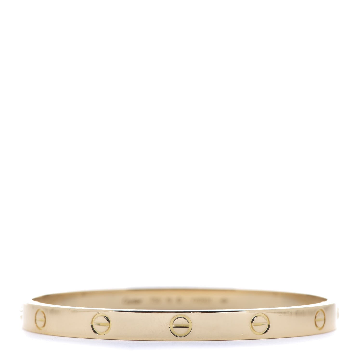 Cartier 18K Yellow Gold LOVE Bracelet 19 1 of 5