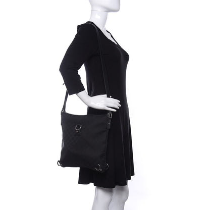 Gucci Monogram Abbey Messenger Bag Black 2 of 10