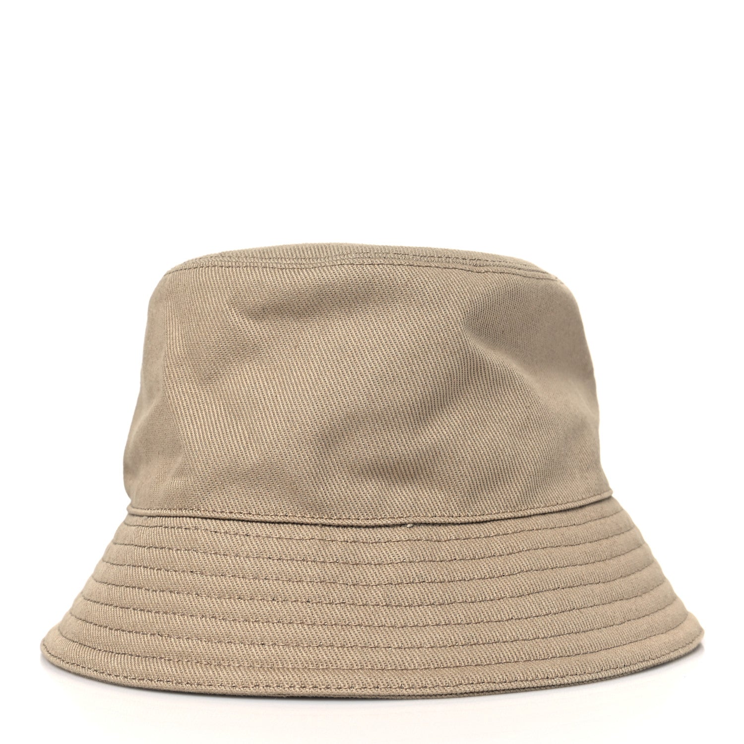 Prada Re-Nylon Logo Embroidered Womens Bucket Hat S Kaki 5 of 7