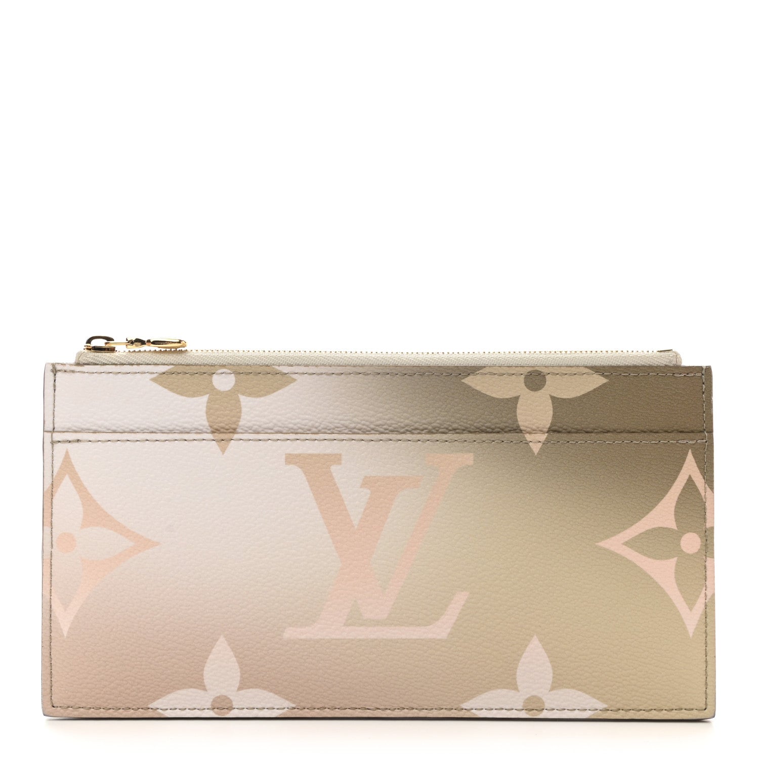 Louis Vuitton Monogram Giant Spring In The City Slim Purse Sunset Kaki 1 of 7