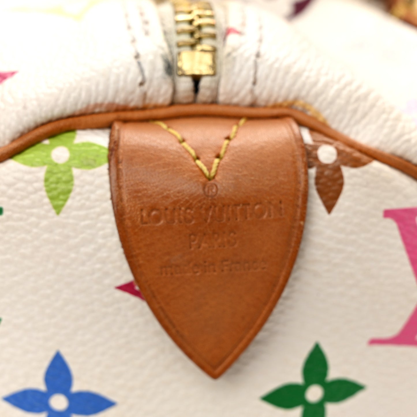 Monogram Multicolor Speedy 30 White