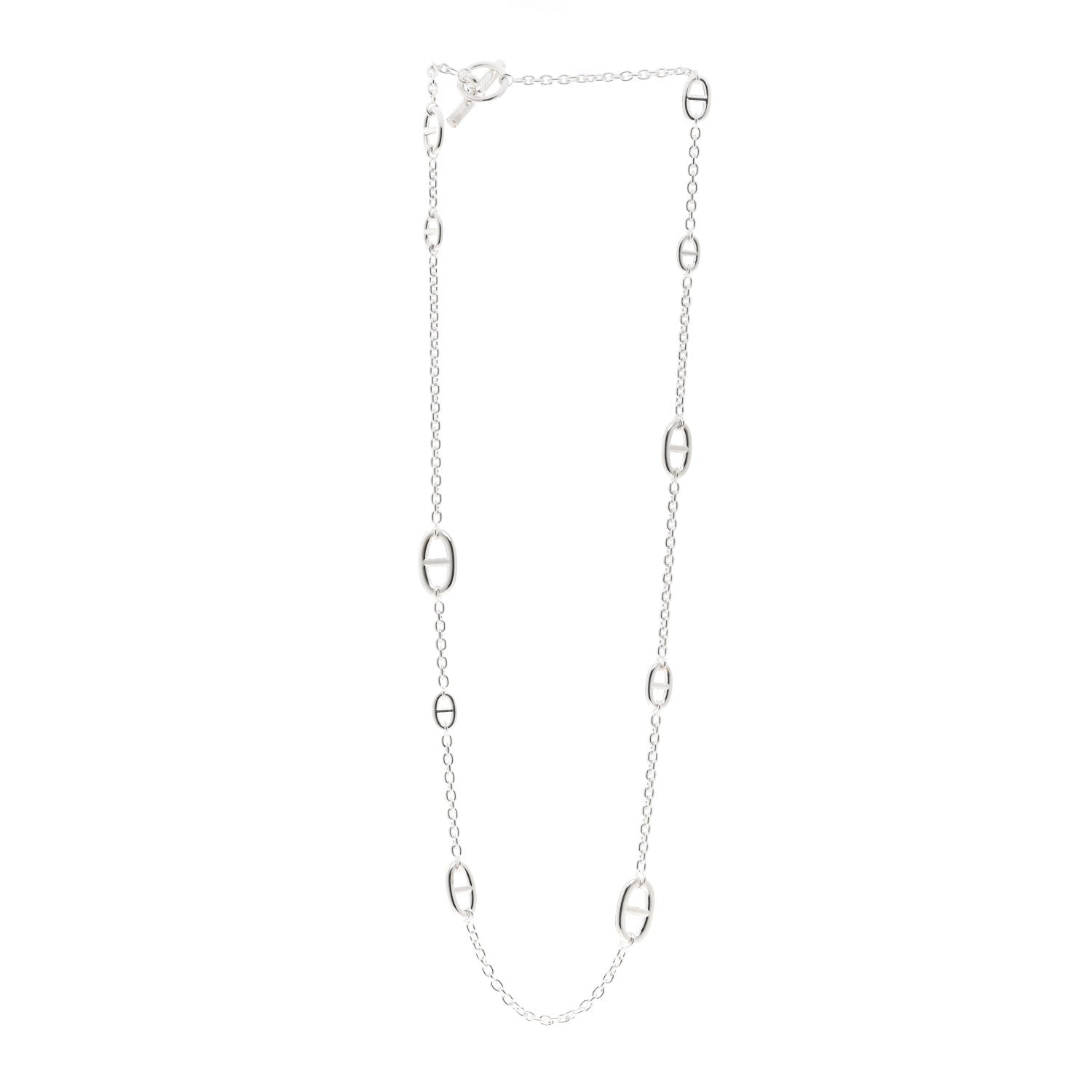 Hermes Sterling Silver Farandole Necklace 80 3 of 6