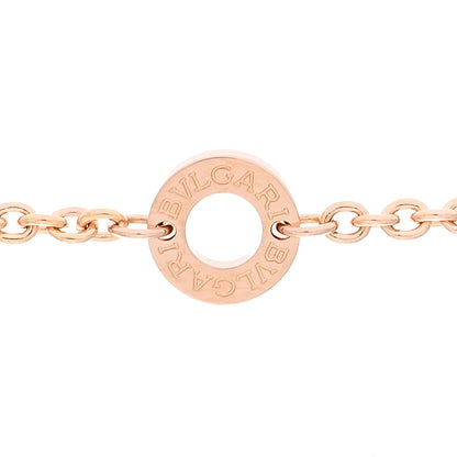 Bulgari 18K Rose Gold White Ceramic B.Zero1 Pendant Necklace 4 of 5