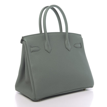 Hermes Togo Birkin 30 Vert Amande 3 of 11