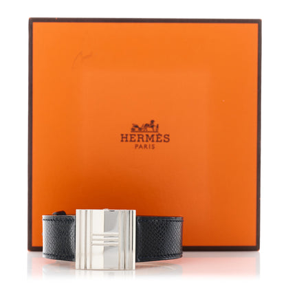 Hermes Stainless Steel Epsom 26mm Glissade Quartz Watch Noir 6 of 6