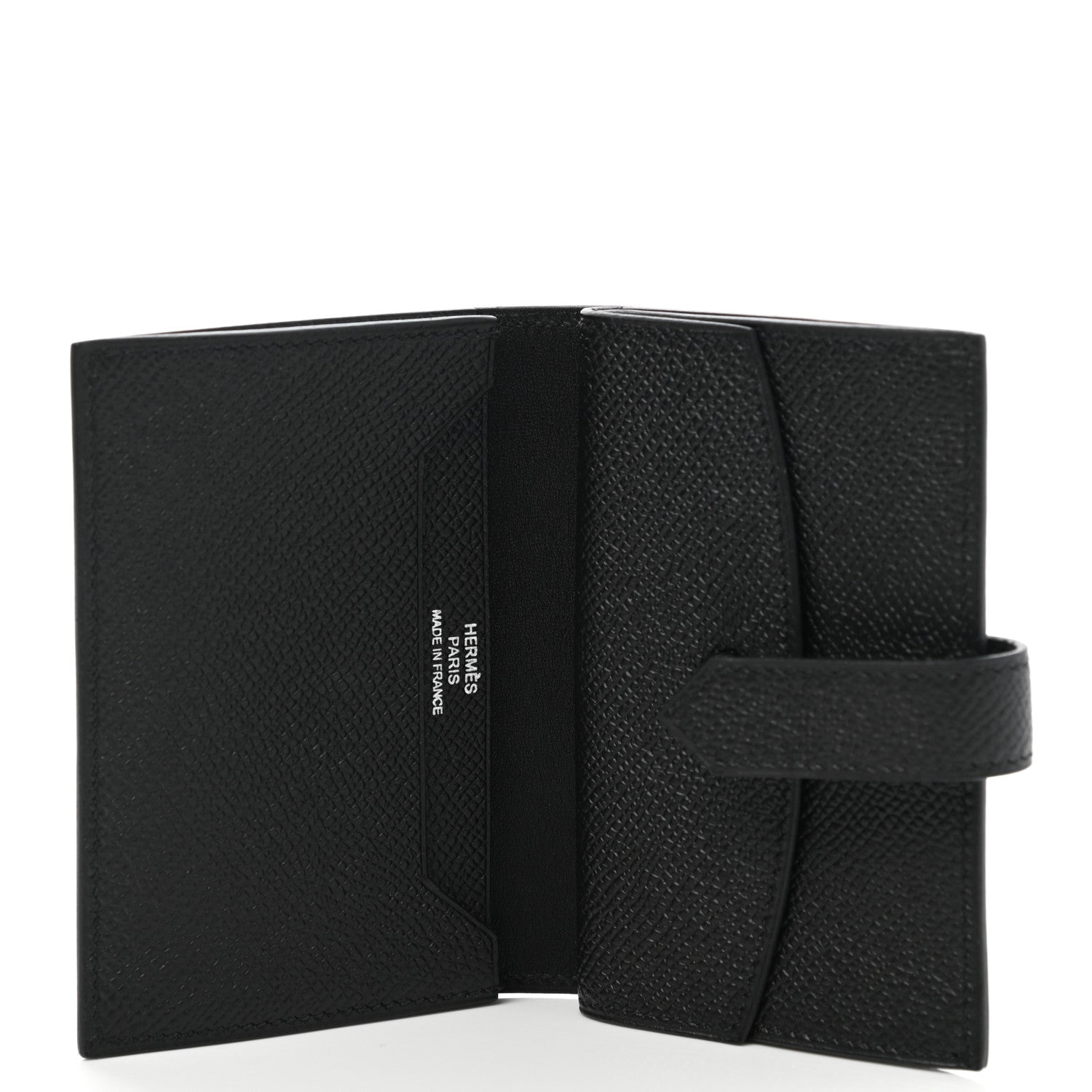 Hermes Epsom Mini Bearn Wallet Black 5 of 8