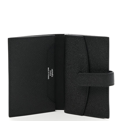 Hermes Epsom Mini Bearn Wallet Black 5 of 8