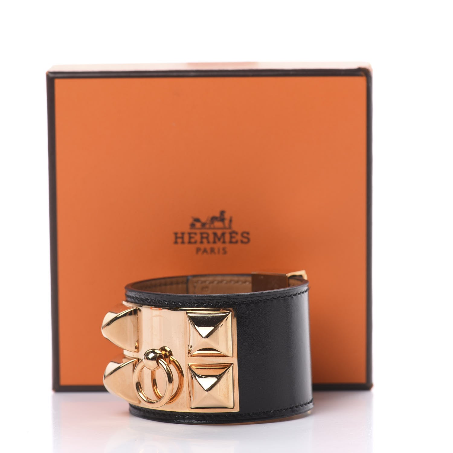 Hermes Box Collier de Chien CDC Bracelet S Black 8 of 8
