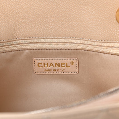Chanel Caviar Quilted Grand Shopping Tote GST Beige Clair 6 of 10