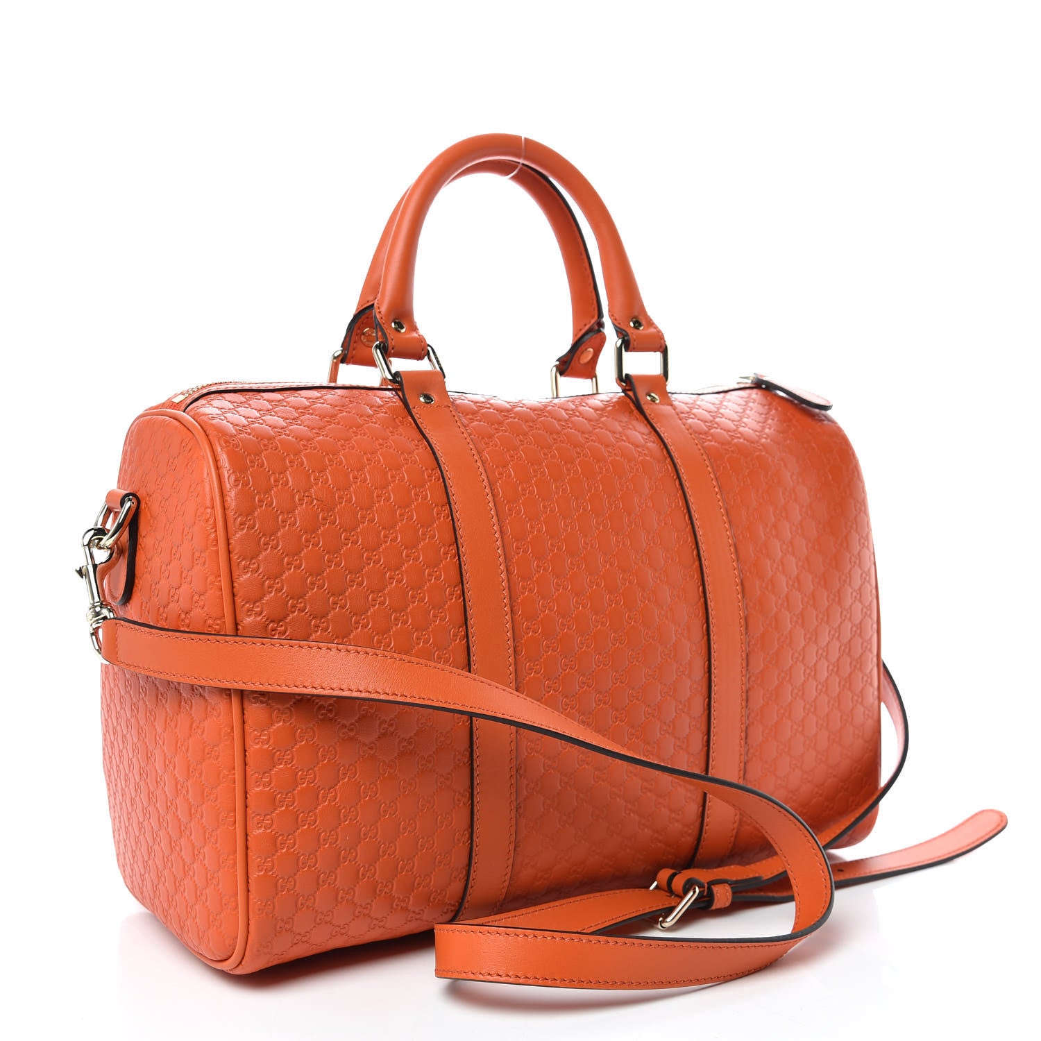 Gucci Microguccissima Medium Joy Boston Sun Orange 3 of 11