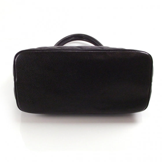 Chanel Caviar Medallion Tote Black 4 of 12