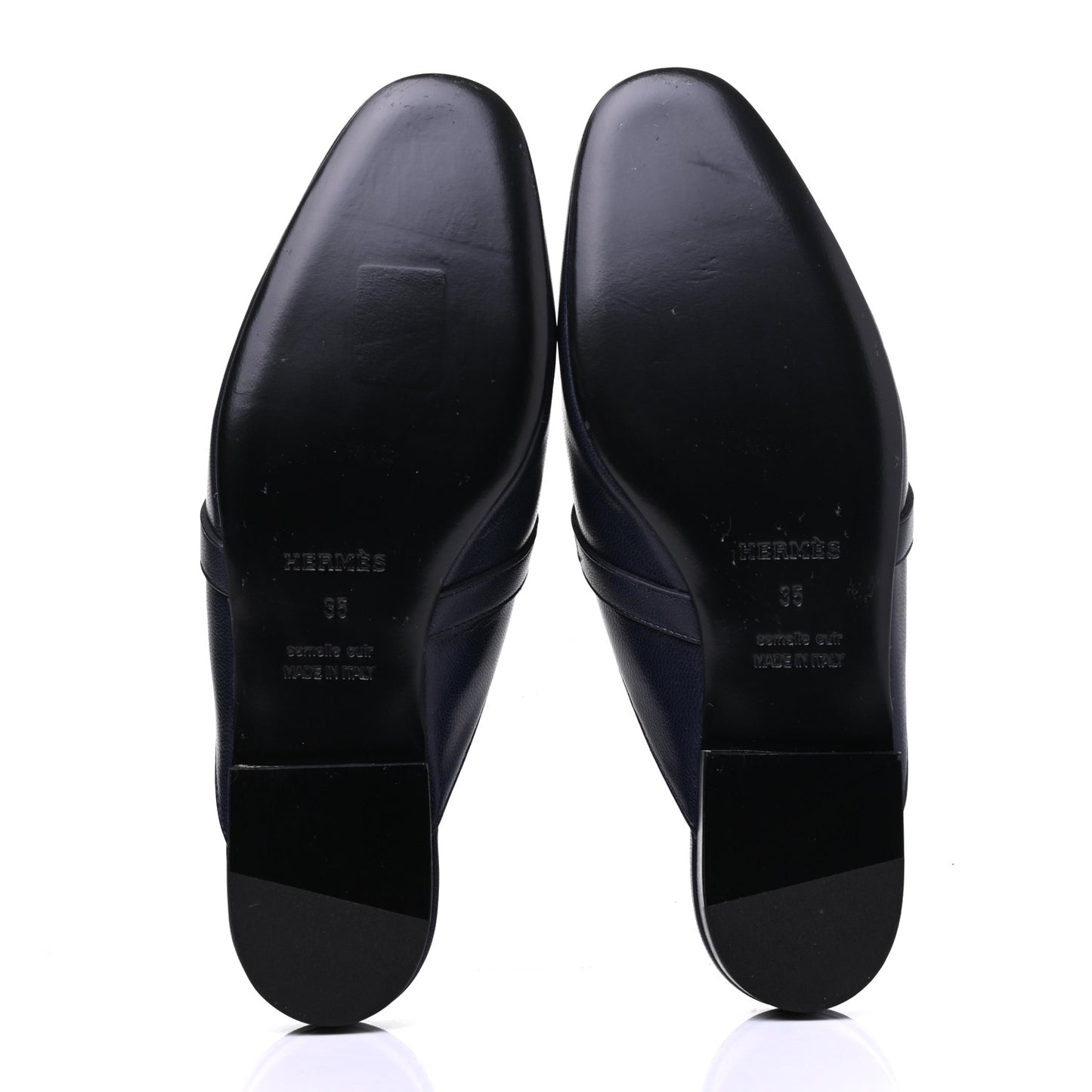 Goatskin Oz Mules 35 Bleu Indigo