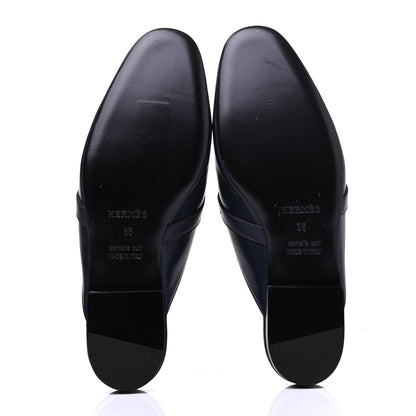 Hermes Goatskin Oz Mules 35 Bleu Indigo 5 of 10