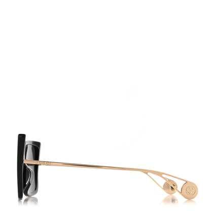 Gucci Oversized Square GG04335S Sunglasses Black 3 of 7