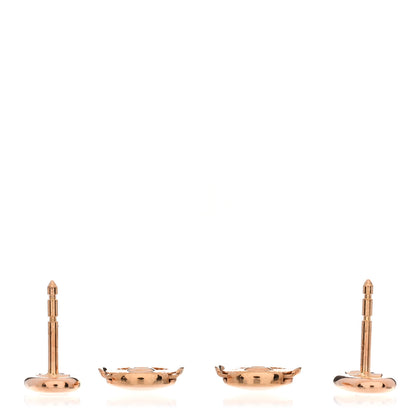 Hermes 18K Rose Gold TPM Farandole Stud Earrings 3 of 4