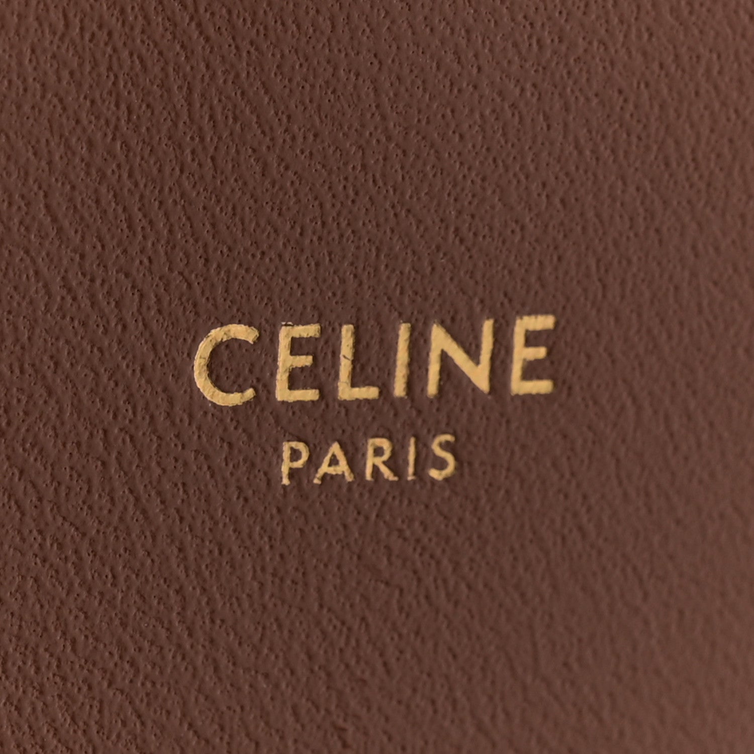 Celine Calfskin Triomphe Canvas Teen Triomphe Bag Tan 6 of 12