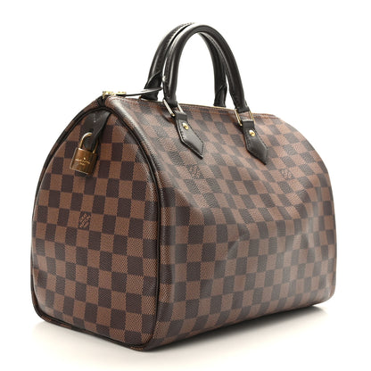 Louis Vuitton Damier Ebene Speedy 30 3 of 10