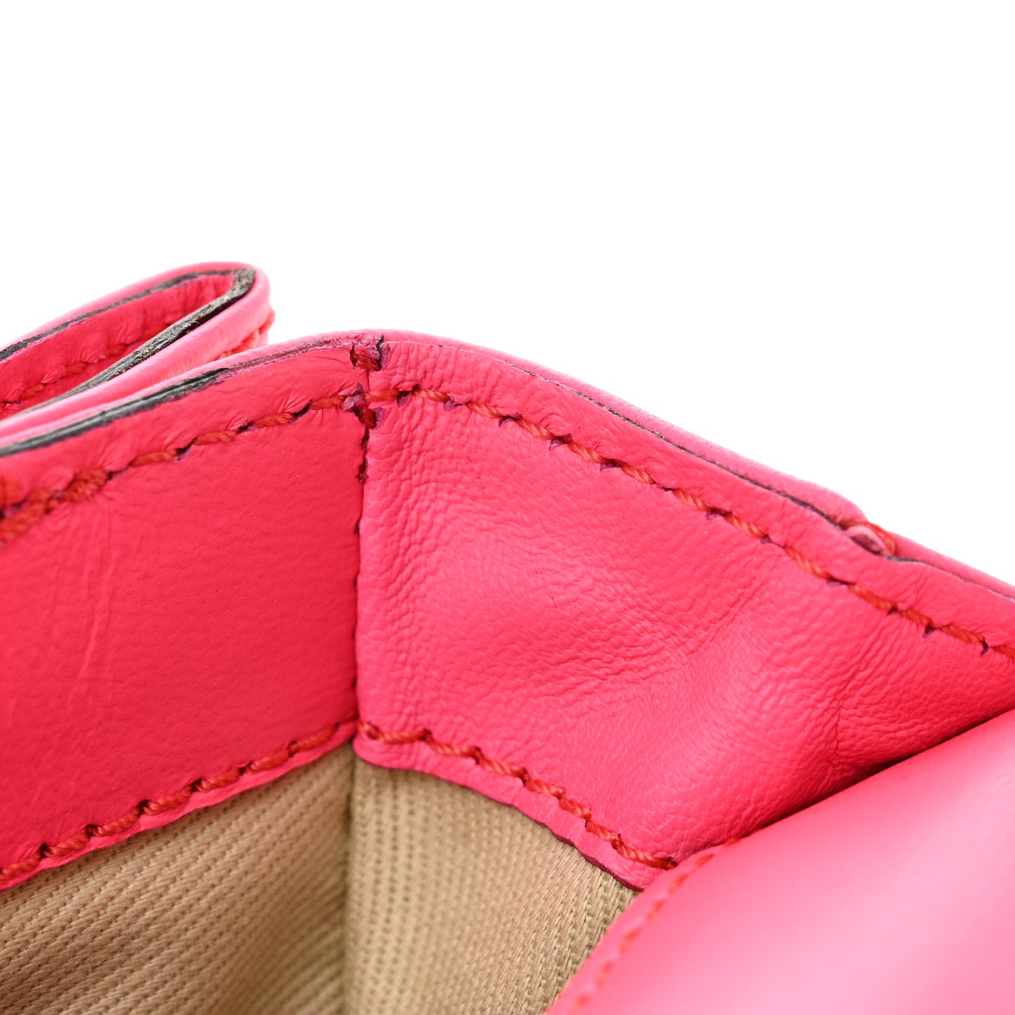Calfskin Va Va Voom Shoulder Bag Pop Fuxia