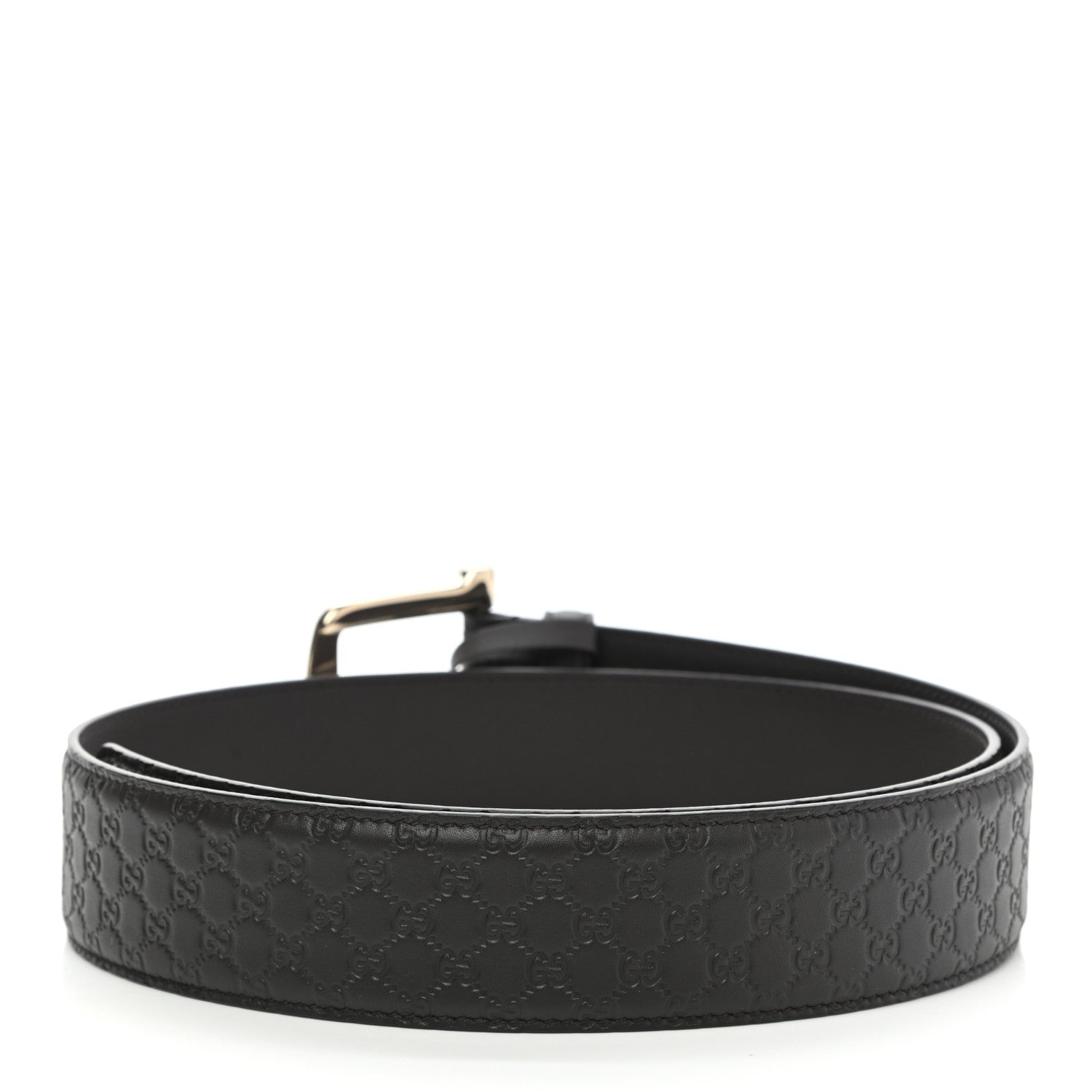 Gucci Soft Microguccissima Margaux Calfskin Belt 90 36 Testa di Moro 2 of 5