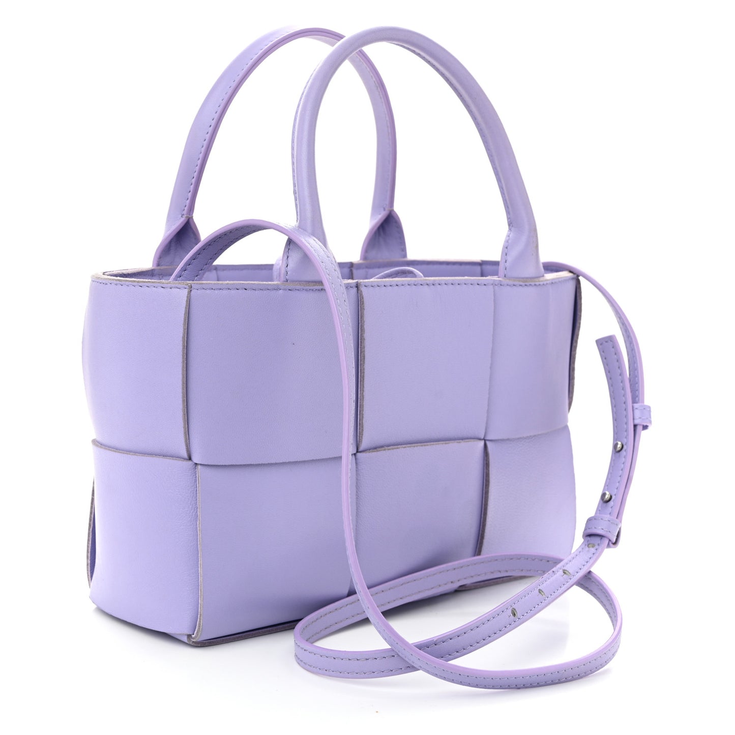 Nappa Maxi Intrecciato Mini Arco Tote Wisteria Wisteria