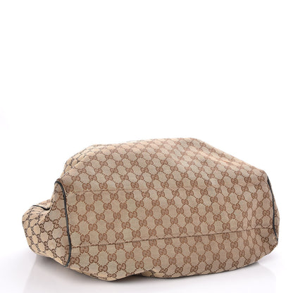 Gucci Monogram Large Sukey Tote Beige Ebony Black 4 of 7