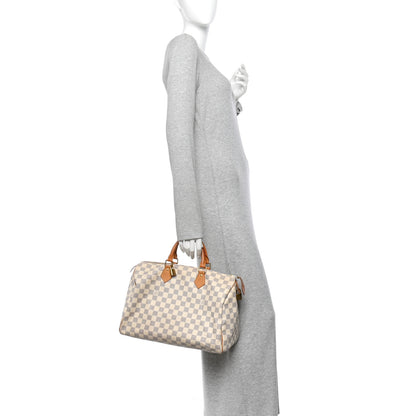 Louis Vuitton Damier Azur Speedy 35 2 of 10
