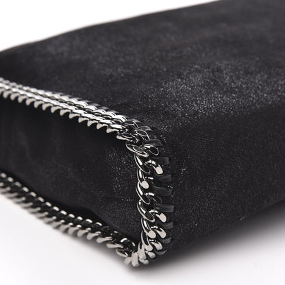Stella McCartney Shaggy Deer Small Falabella Fold Over Tote Black 8 of 9
