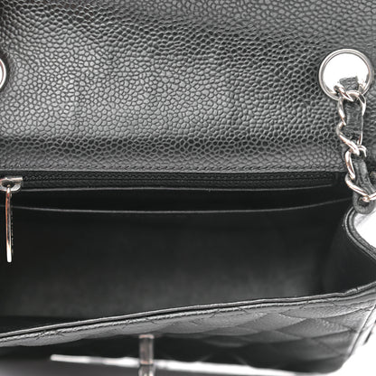 Chanel Caviar Quilted Mini Square Flap Black 5 of 9