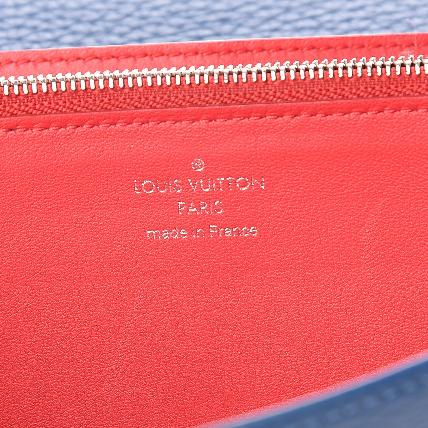 Louis Vuitton Taurillon Capucines Wallet Blue 8 of 17