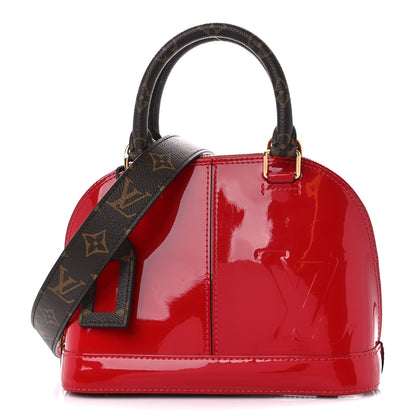 Louis Vuitton Patent Monogram Alma BB Scarlet 1 of 9