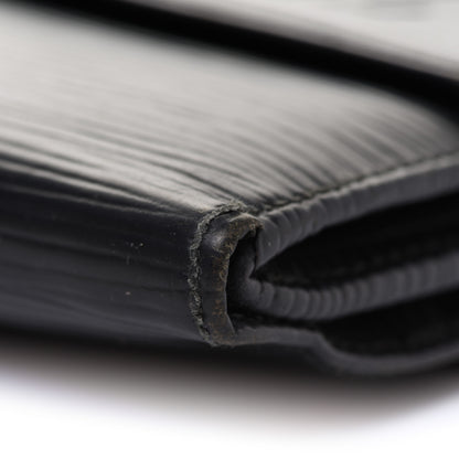Louis Vuitton Epi Elise Wallet Black 9 of 12