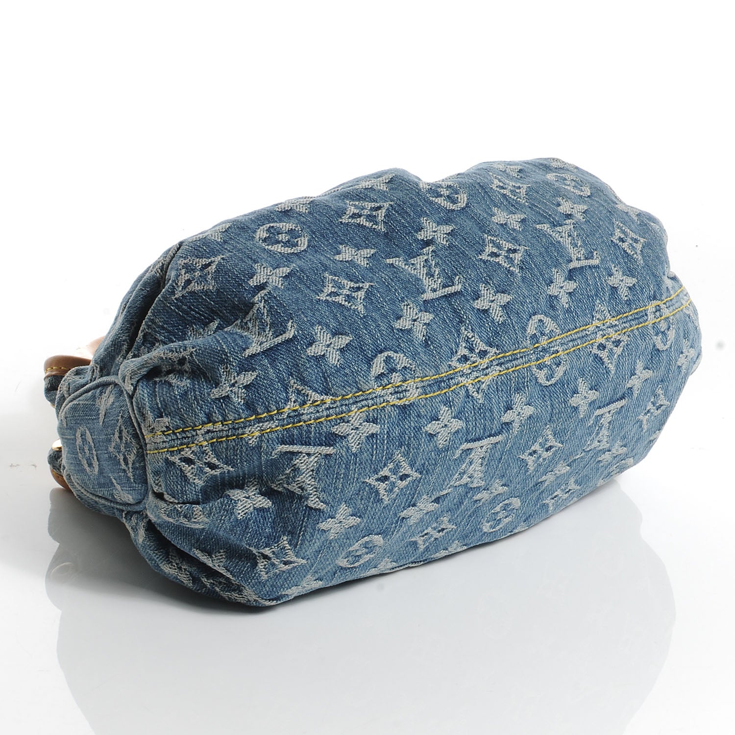 Louis Vuitton Denim Pleaty Blue 4 of 7